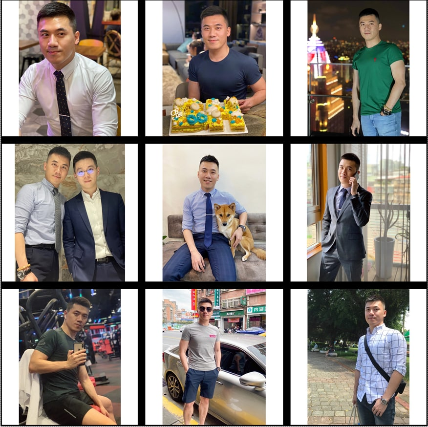 P057 照片1266张 视频51个 台湾 男子 包装成功人设 日常旅游工作照片