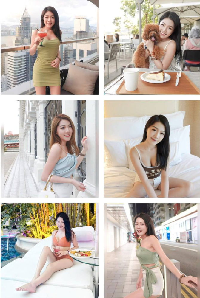 N019 照片1559张 视频45个 香港  性感气质美女  生活日常  下午茶   运动健身   旅游   自拍