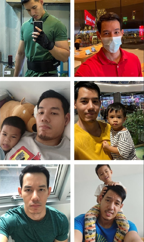 D203 照片1000张 视频83个 泰国 宝妈 奶爸 日常 健身 旅游