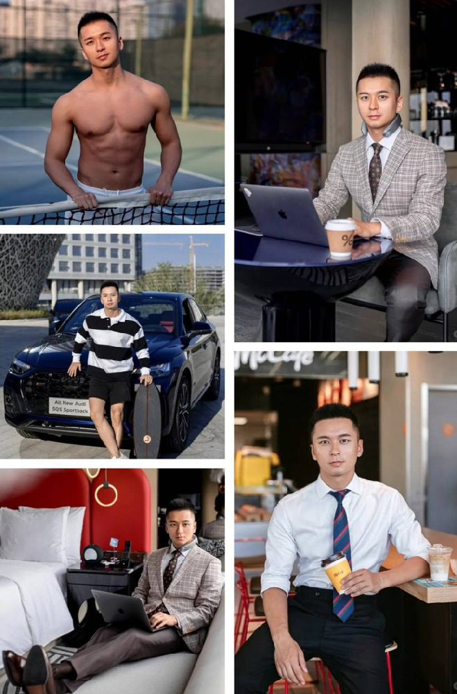 PN001 照片1823张 视频26个 中国男 成熟 商务休闲装都有 形象好 健身 自拍少 正装 有车照 服装春夏秋冬都有 带原地址