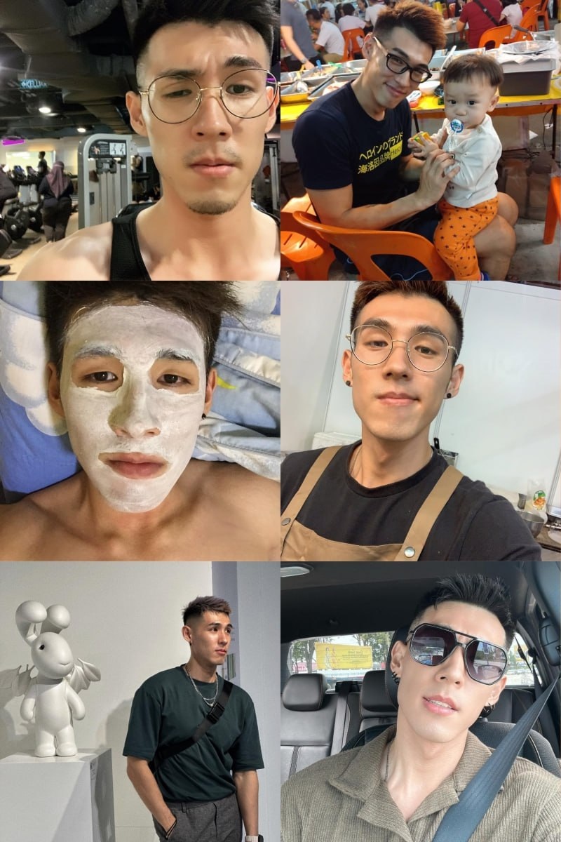 ZS115 图片360张 视频8个 国内 自拍 帅哥 痞帅 浴缸泡澡 腹肌 宝爸 生活场景丰富 生活日常 旅游 风景  