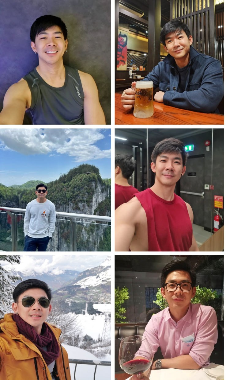 WXA156 图片1350张 视频37个 泰国 男子 日常 生活 旅游 健身  
