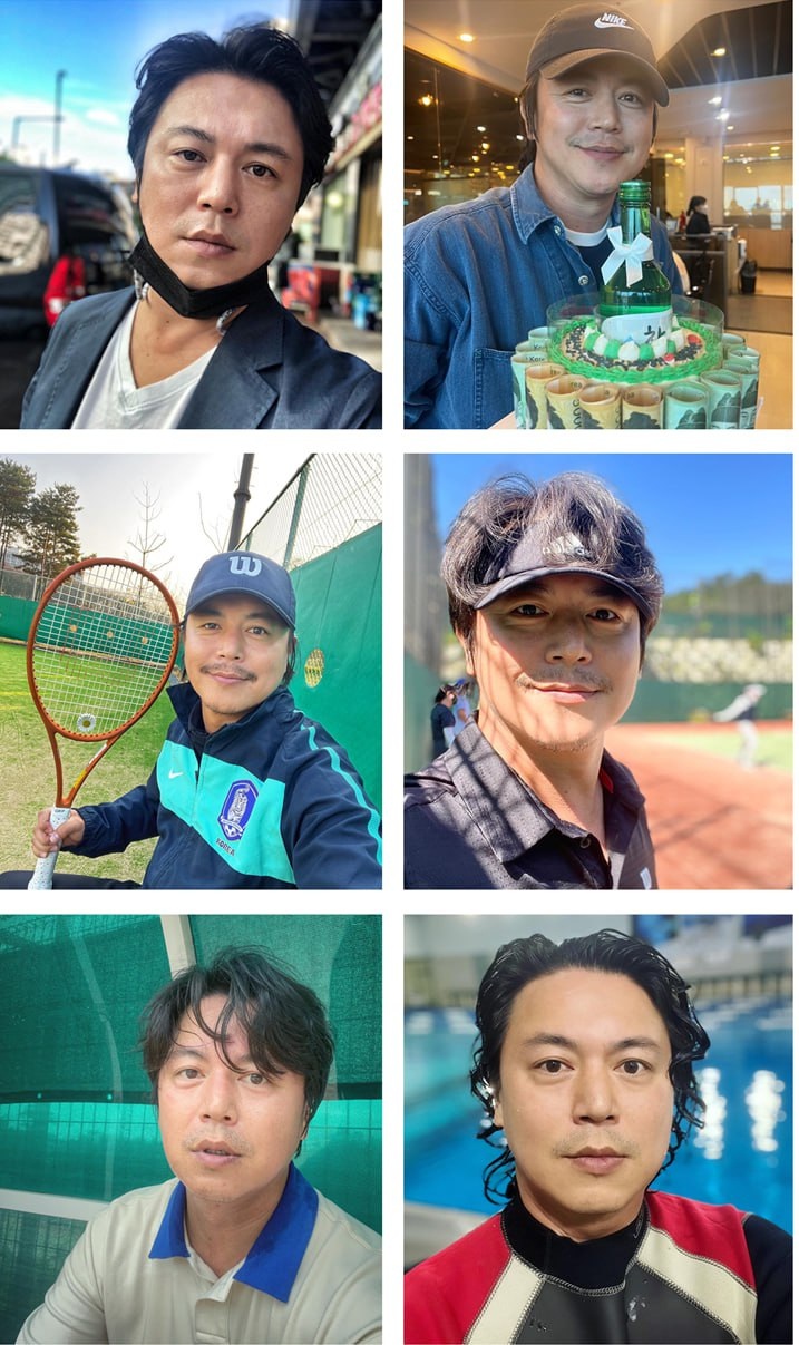 WXA96 图片1598张 视频19个 韩国 中年男 成熟 大叔 日常 生活 打网球  