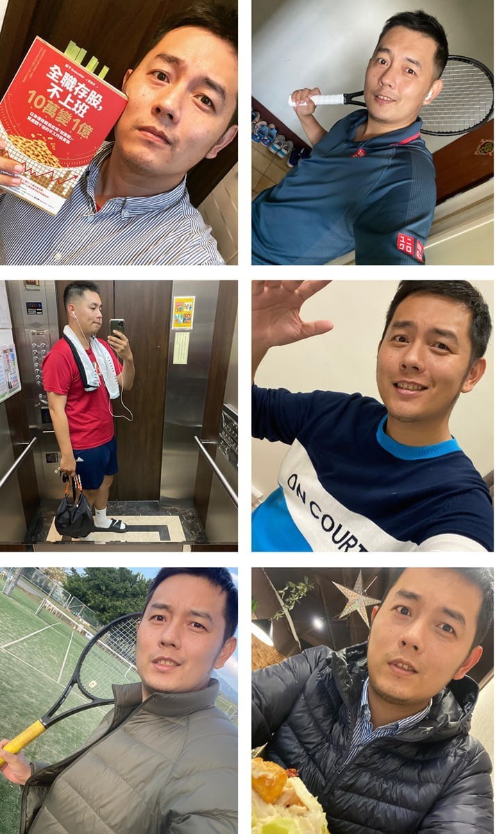 WXA52 图片1007张 视频42个 台湾 中年男 48岁 男子 日常 生活 打网球 《合适虚拟视频》  