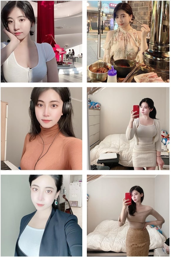 5160 图片1085张 视频140个 韩国 白富美 钢琴师 生活 自拍  