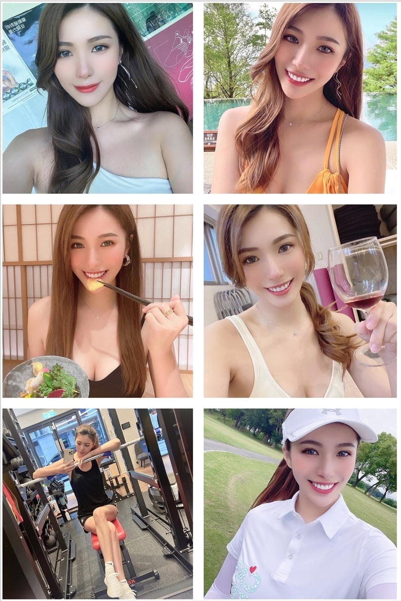 K104 图片2104张 视频49个 台湾 美女 日常 健身 高尔夫旅游  